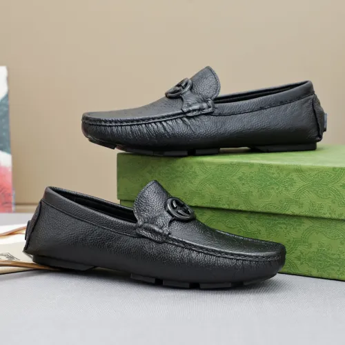 Replica Gucci Oxfords Shoes For Men #1443058 $80.00 USD for Wholesale