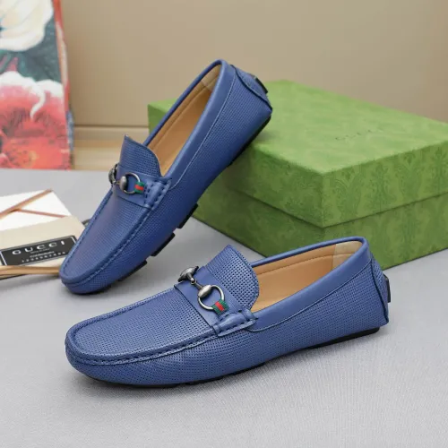 Replica Gucci Oxfords Shoes For Men #1443065 $80.00 USD for Wholesale