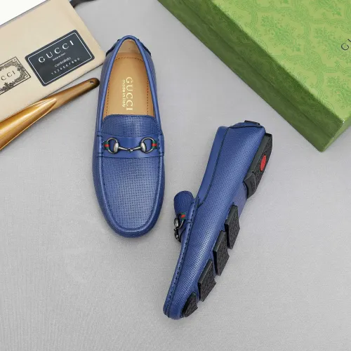 Replica Gucci Oxfords Shoes For Men #1443065 $80.00 USD for Wholesale