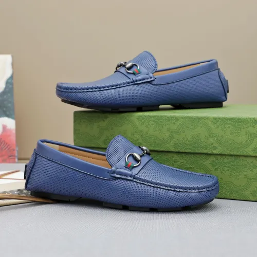 Replica Gucci Oxfords Shoes For Men #1443065 $80.00 USD for Wholesale