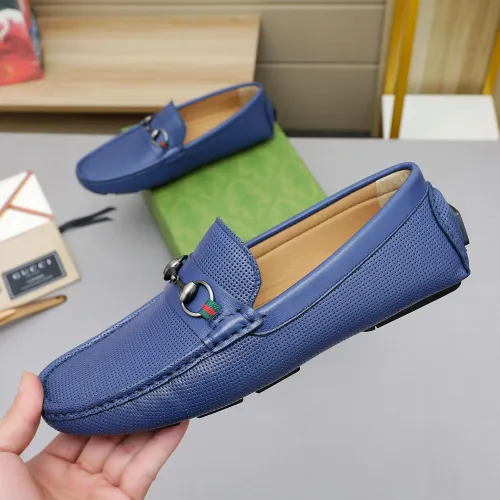 Replica Gucci Oxfords Shoes For Men #1443065 $80.00 USD for Wholesale