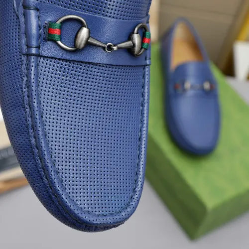 Replica Gucci Oxfords Shoes For Men #1443065 $80.00 USD for Wholesale
