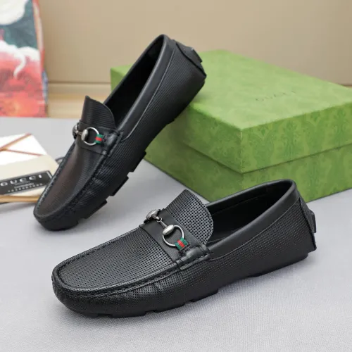 Replica Gucci Oxfords Shoes For Men #1443066 $80.00 USD for Wholesale