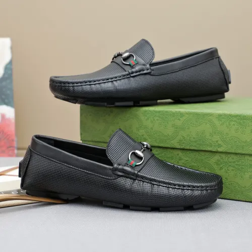 Replica Gucci Oxfords Shoes For Men #1443066 $80.00 USD for Wholesale