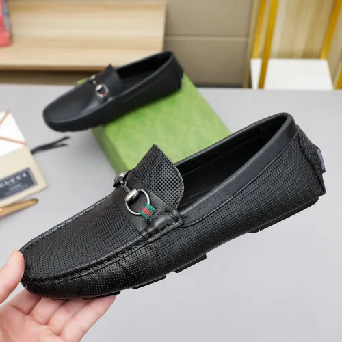 Replica Gucci Oxfords Shoes For Men #1443066 $80.00 USD for Wholesale