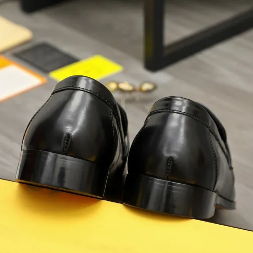 Replica Fendi Leather Shoes For Men #1443077 $122.00 USD for Wholesale