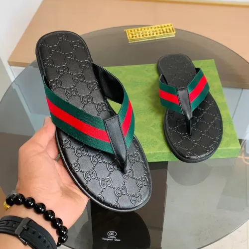Replica Gucci Slippers For Men #1443087 $45.00 USD for Wholesale