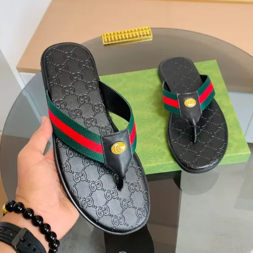Replica Gucci Slippers For Men #1443088 $45.00 USD for Wholesale
