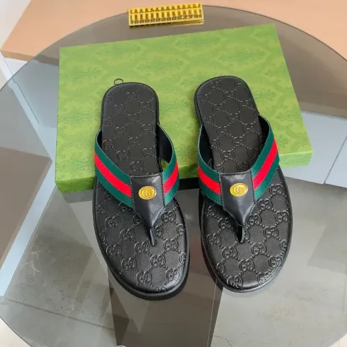Replica Gucci Slippers For Men #1443088 $45.00 USD for Wholesale