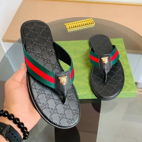 Replica Gucci Slippers For Men #1443089 $45.00 USD for Wholesale