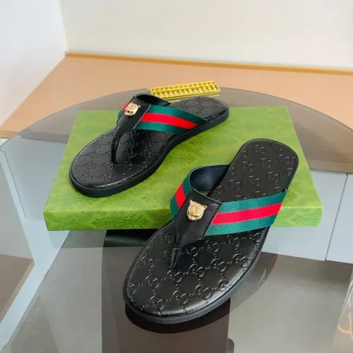 Replica Gucci Slippers For Men #1443089 $45.00 USD for Wholesale