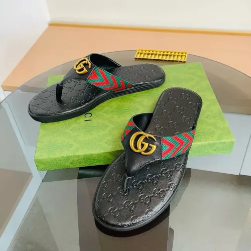 Replica Gucci Slippers For Men #1443090 $45.00 USD for Wholesale