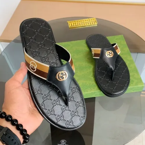 Replica Gucci Slippers For Men #1443091 $45.00 USD for Wholesale
