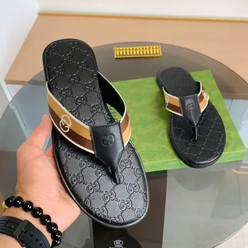 Replica Gucci Slippers For Men #1443093 $45.00 USD for Wholesale
