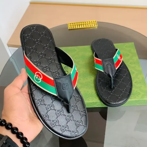 Replica Gucci Slippers For Men #1443094 $45.00 USD for Wholesale