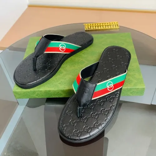 Replica Gucci Slippers For Men #1443094 $45.00 USD for Wholesale