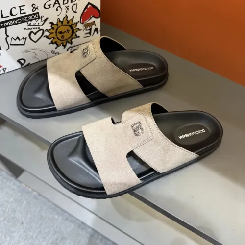 Cheap Dolce &amp; Gabbana D&amp;G Slippers For Men #1443133, $$52.00 USD On Dolce &amp; Gabbana D&amp;G Slippers