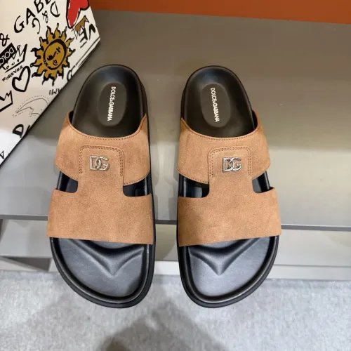 Replica Dolce & Gabbana D&G Slippers For Men #1443134 $52.00 USD for Wholesale