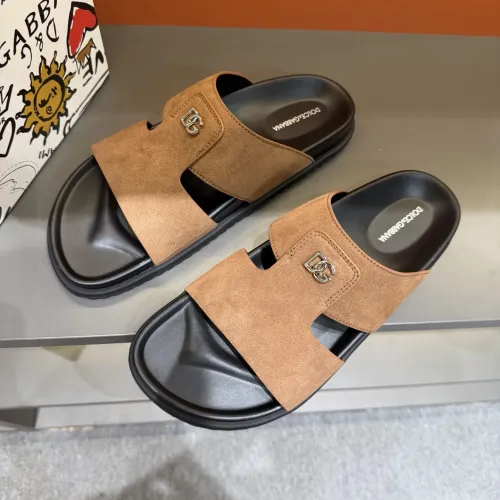 Replica Dolce & Gabbana D&G Slippers For Men #1443134 $52.00 USD for Wholesale