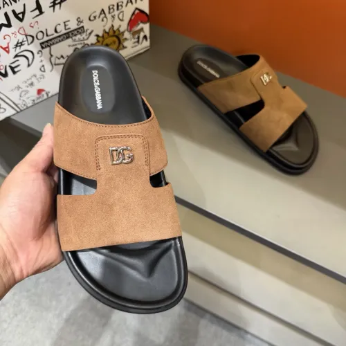 Replica Dolce & Gabbana D&G Slippers For Men #1443134 $52.00 USD for Wholesale