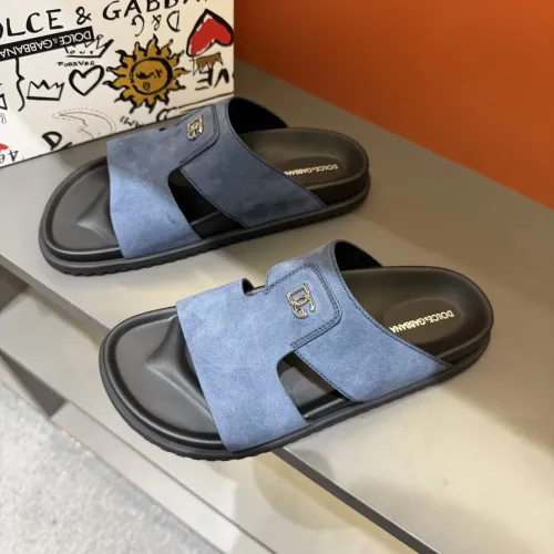 Cheap Dolce &amp; Gabbana D&amp;G Slippers For Men #1443135, $$52.00 USD On Dolce &amp; Gabbana D&amp;G Slippers