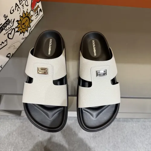 Replica Dolce & Gabbana D&G Slippers For Men #1443136 $52.00 USD for Wholesale