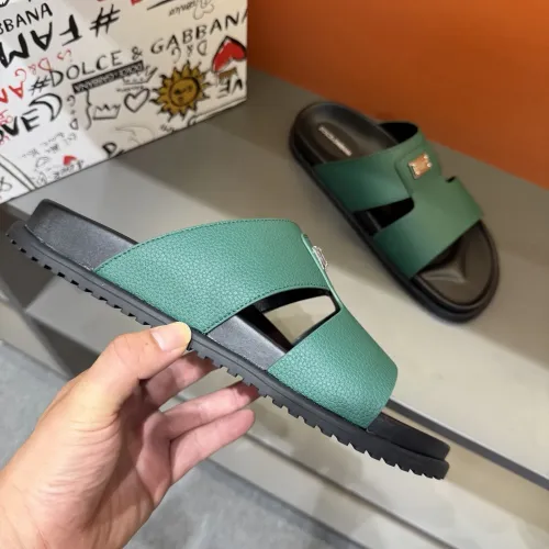 Replica Dolce & Gabbana D&G Slippers For Men #1443137 $52.00 USD for Wholesale