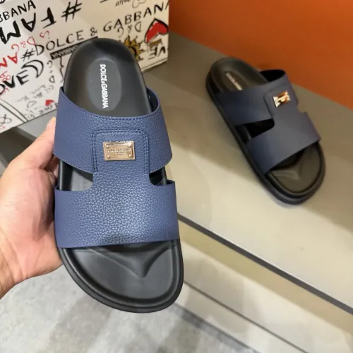Replica Dolce & Gabbana D&G Slippers For Men #1443138 $52.00 USD for Wholesale