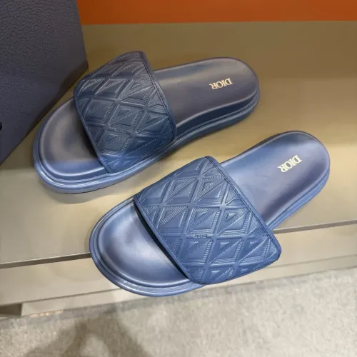 Replica Christian Dior Slippers For Men #1443145 $52.00 USD for Wholesale