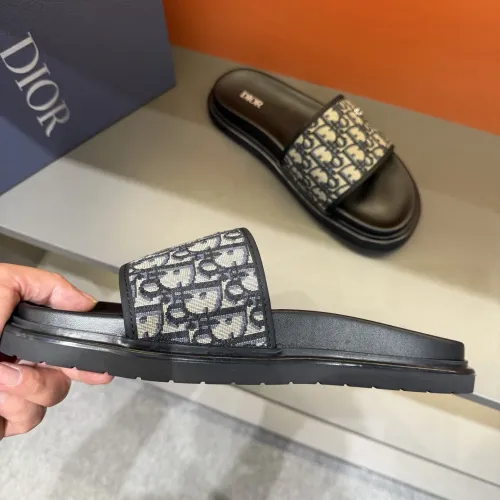 Replica Christian Dior Slippers For Men #1443148 $52.00 USD for Wholesale