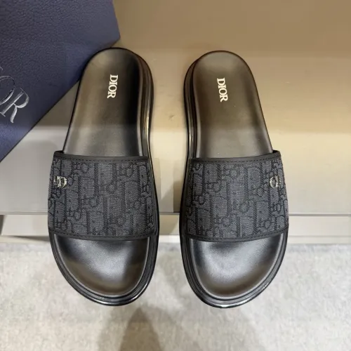Replica Christian Dior Slippers For Men #1443149 $52.00 USD for Wholesale