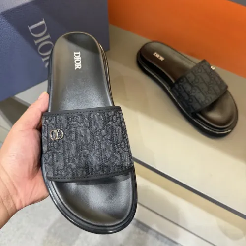 Replica Christian Dior Slippers For Men #1443149 $52.00 USD for Wholesale