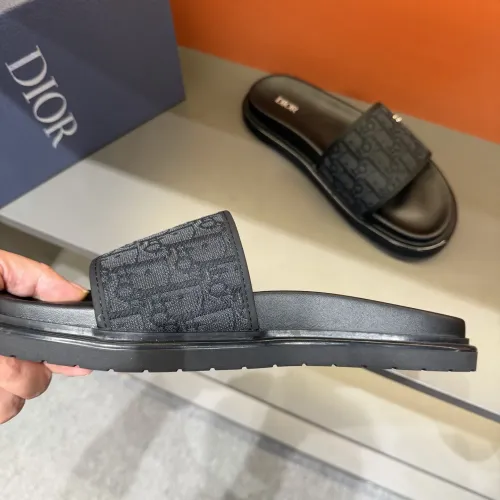Replica Christian Dior Slippers For Men #1443149 $52.00 USD for Wholesale