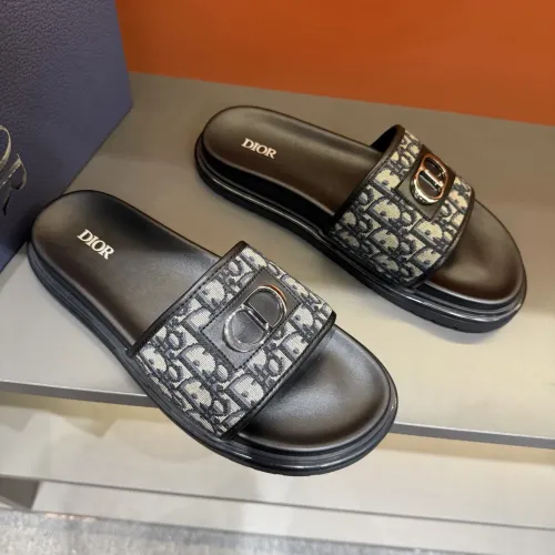 Replica Christian Dior Slippers For Men #1443150 $52.00 USD for Wholesale