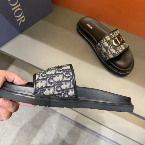 Replica Christian Dior Slippers For Men #1443150 $52.00 USD for Wholesale
