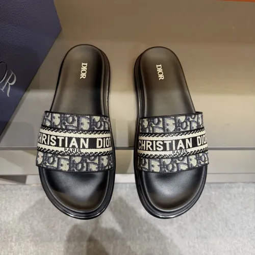 Replica Christian Dior Slippers For Men #1443154 $52.00 USD for Wholesale