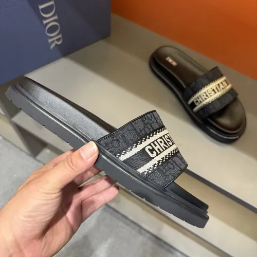 Replica Christian Dior Slippers For Men #1443156 $52.00 USD for Wholesale