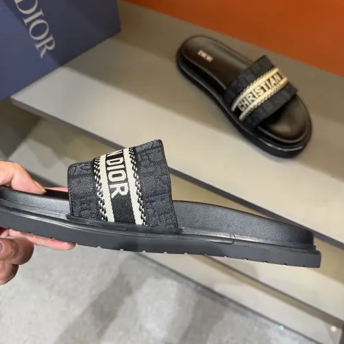 Replica Christian Dior Slippers For Men #1443156 $52.00 USD for Wholesale
