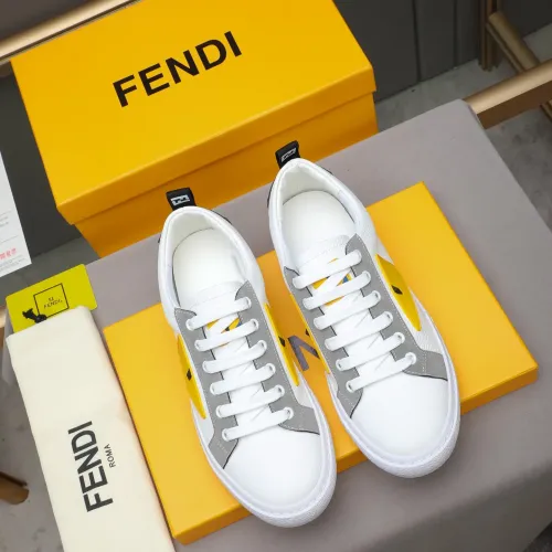 Replica Fendi Casual Shoes For Men #1443198 $72.00 USD for Wholesale
