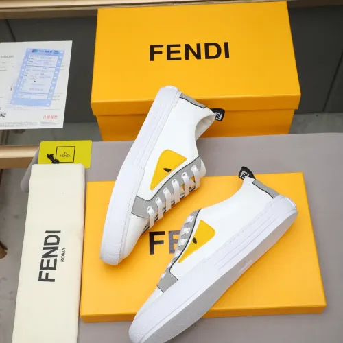 Replica Fendi Casual Shoes For Men #1443198 $72.00 USD for Wholesale