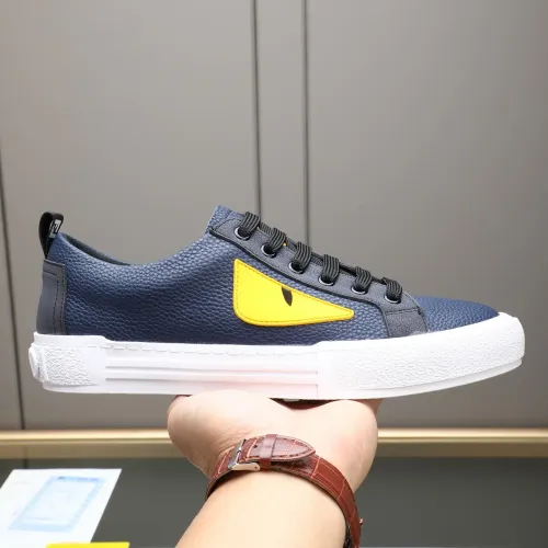 Replica Fendi Casual Shoes For Men #1443199 $72.00 USD for Wholesale
