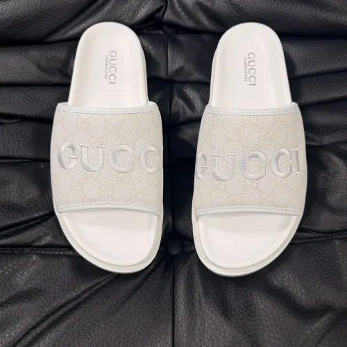 Replica Gucci Slippers For Men #1443217 $56.00 USD for Wholesale