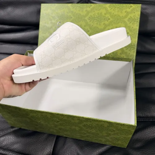 Replica Gucci Slippers For Men #1443217 $56.00 USD for Wholesale