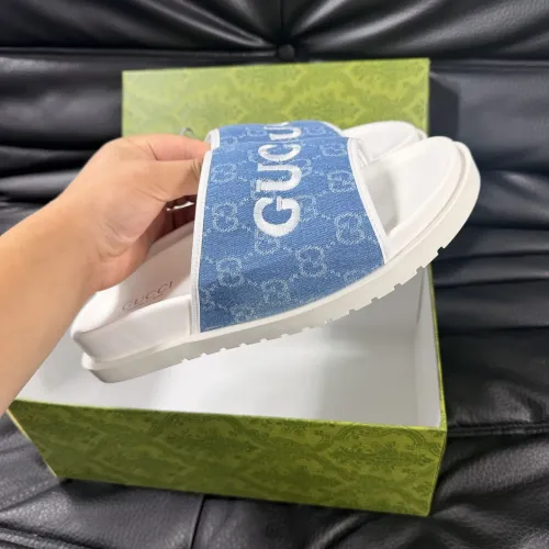 Replica Gucci Slippers For Men #1443218 $56.00 USD for Wholesale