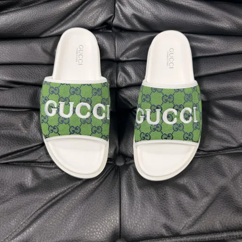 Replica Gucci Slippers For Men #1443219 $56.00 USD for Wholesale