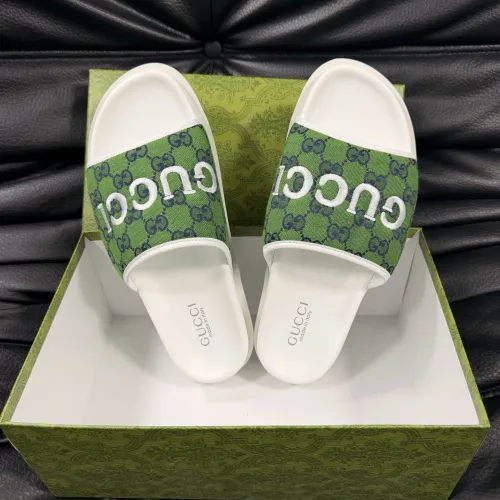 Replica Gucci Slippers For Men #1443219 $56.00 USD for Wholesale
