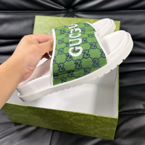 Replica Gucci Slippers For Men #1443219 $56.00 USD for Wholesale