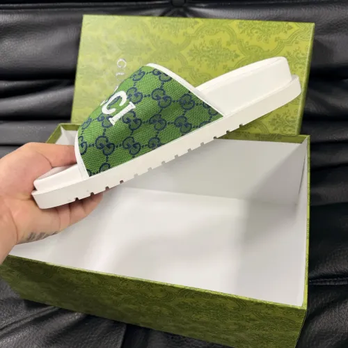 Replica Gucci Slippers For Men #1443219 $56.00 USD for Wholesale