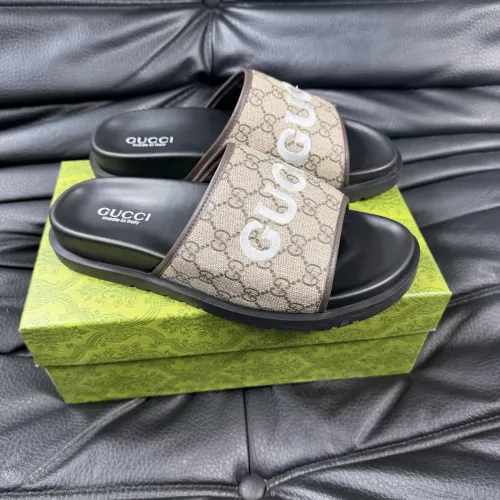 Replica Gucci Slippers For Men #1443220 $56.00 USD for Wholesale