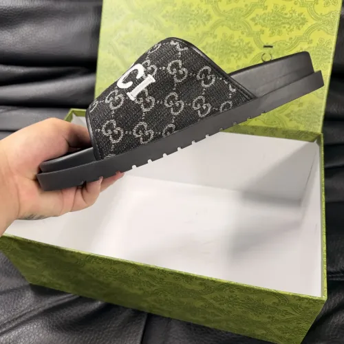 Replica Gucci Slippers For Men #1443221 $56.00 USD for Wholesale